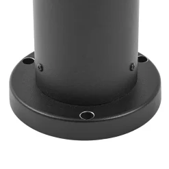 Lindby Dangan sokkellampe, hvid, 60 cm, glas, sensor