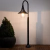 Lindby Daphne vejlampe, 120 cm, sort, metal, E27