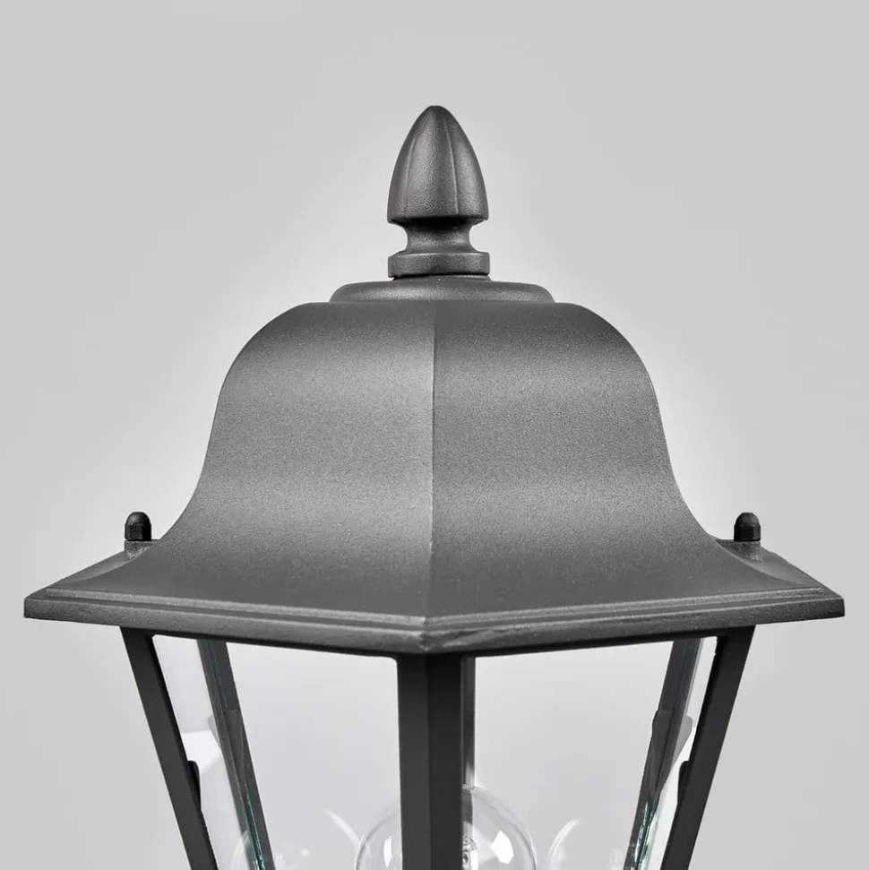 Lindby Edana sokkellampe, 52 cm, antracit, E27, IP44