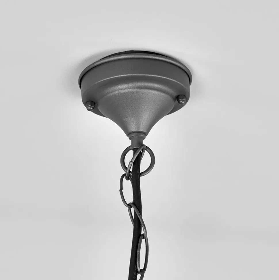 Lindby Edana udendørs hængelampe, 40 cm, antracit, E27, IP44