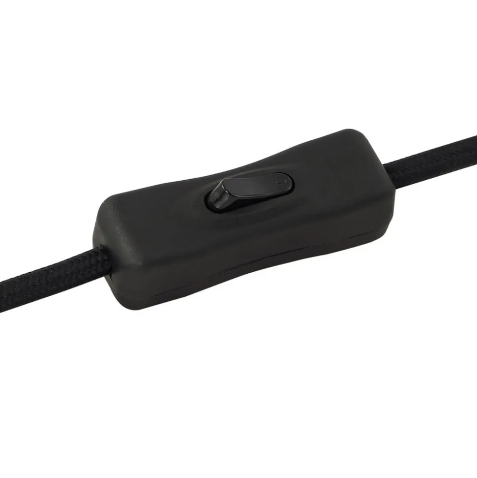 Lindby Edion bordlampe, sandsort, metal