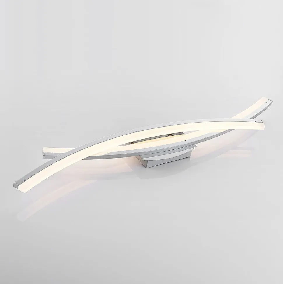 Lindby Elarit LED-loftlampe, forkromet