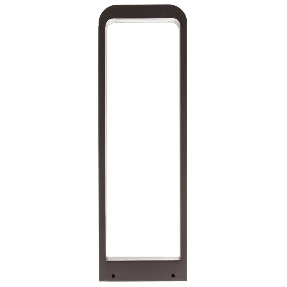 Lindby Emima LED-gadelampe, 60 cm, antracit, aluminium