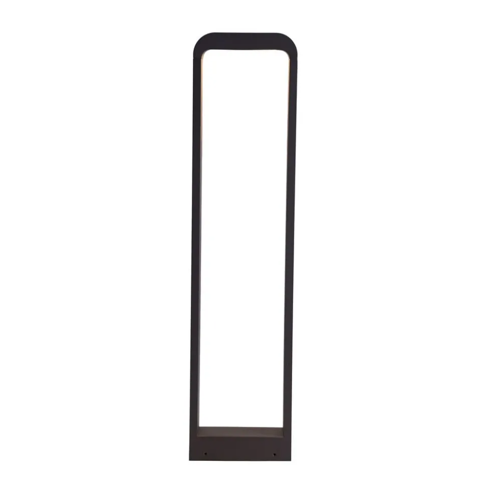 Lindby Emima LED-gadelampe, 80 cm, antracit, aluminium