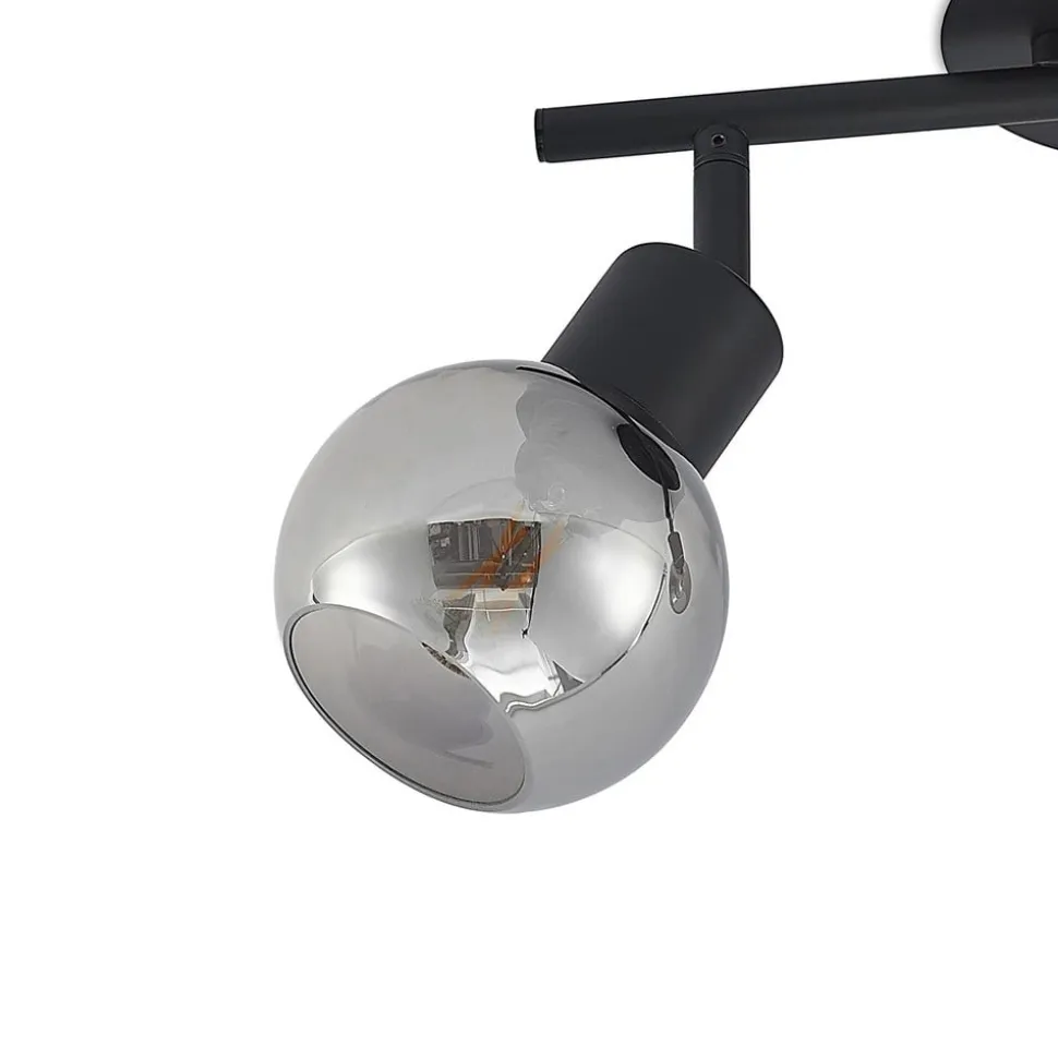 Lindby Eridia loftspot, sort, 2 lyskilder