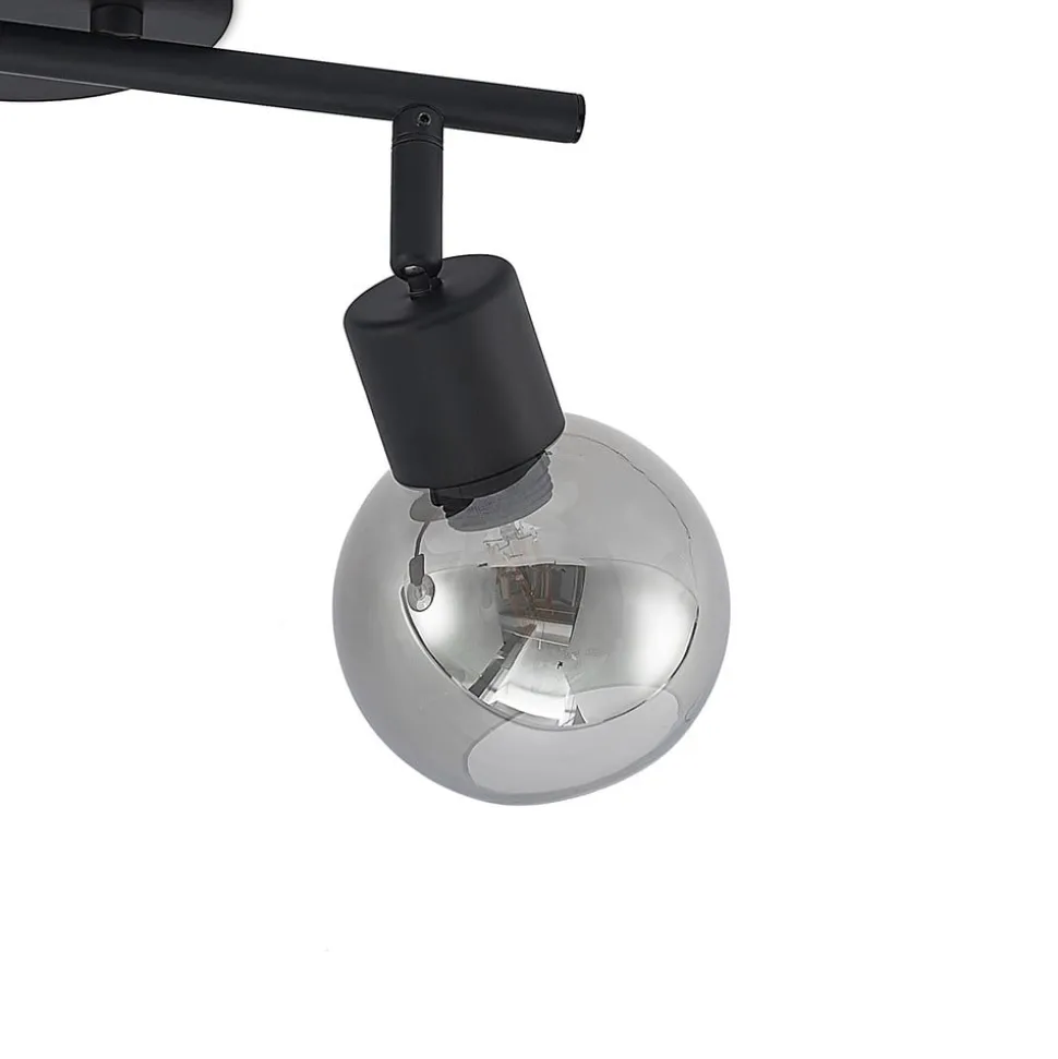 Lindby Eridia loftspot, sort, 2 lyskilder