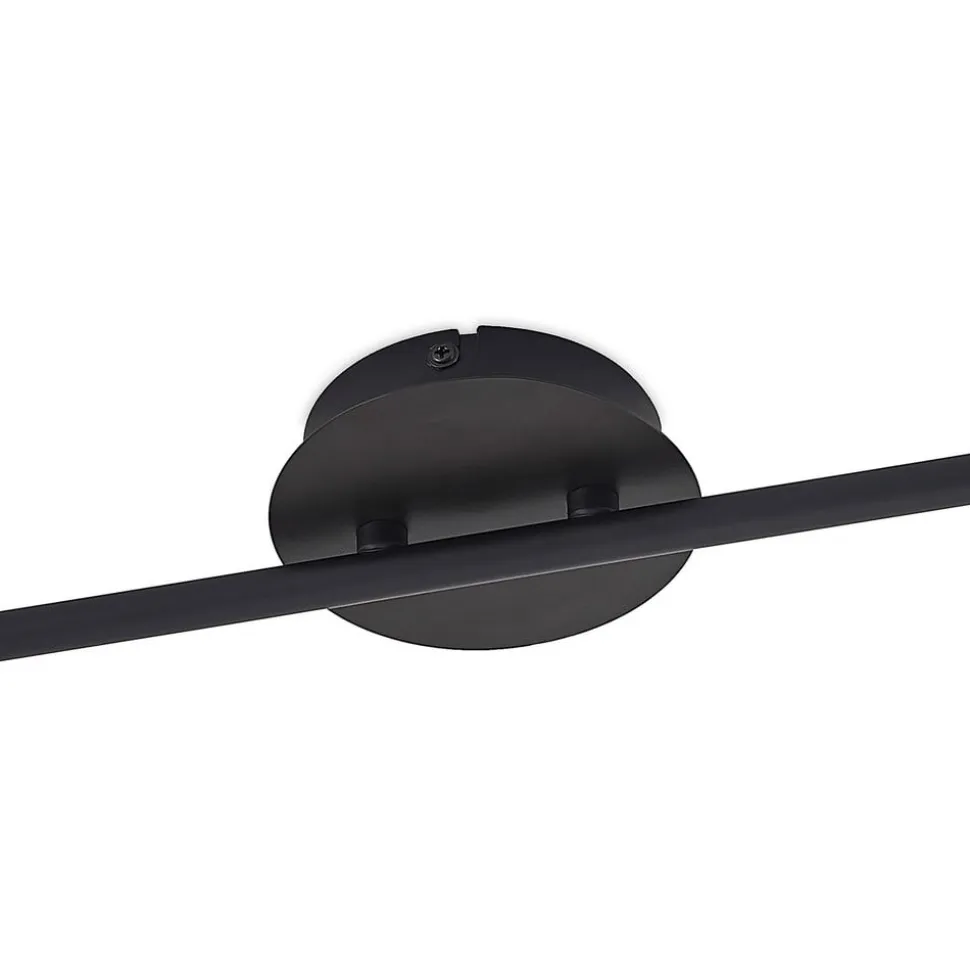 Lindby Eridia loftspot, sort, 6 lyskilder, langt