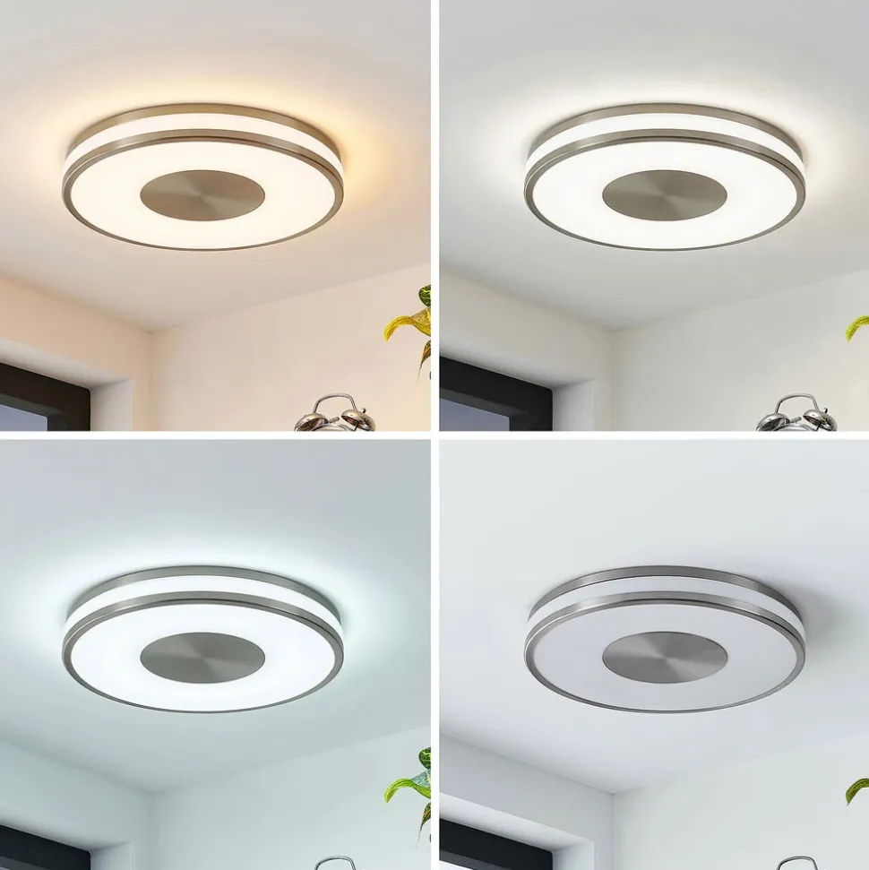 Lindby Fjella LED-loftlampe RGB-CCT-farveskifter