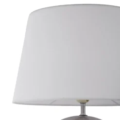Lindby Florentino bordlampe, 49 cm, keramik, tekstil