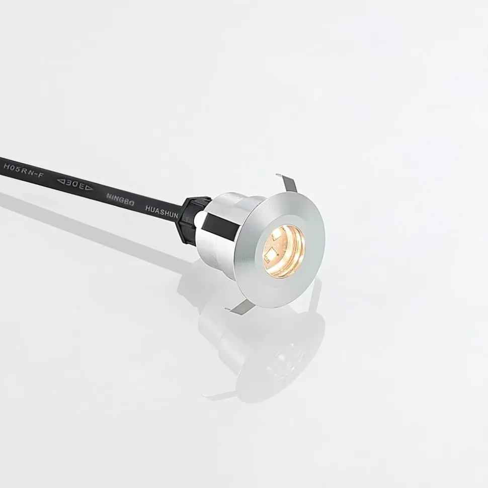 Lindby Gracelle LED nedgravningsspot, 3 stk, rundt
