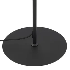 Lindby gulvlampe Edion, sort, metal