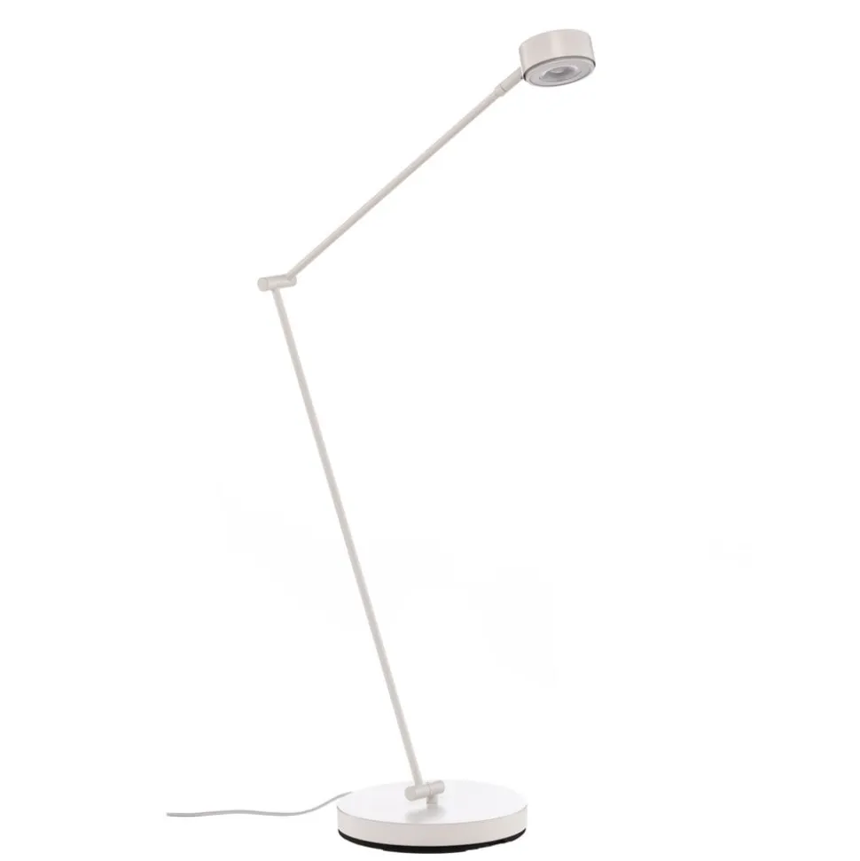 Lindby gulvlampe Jyla, hvid, 4000K, GX53, jern