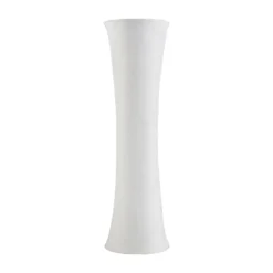 Lindby gulvlampe Liana, højde 123 cm, hvid, tekstil