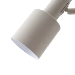 Lindby gulvlampe Ovelia, beige, metal, E27