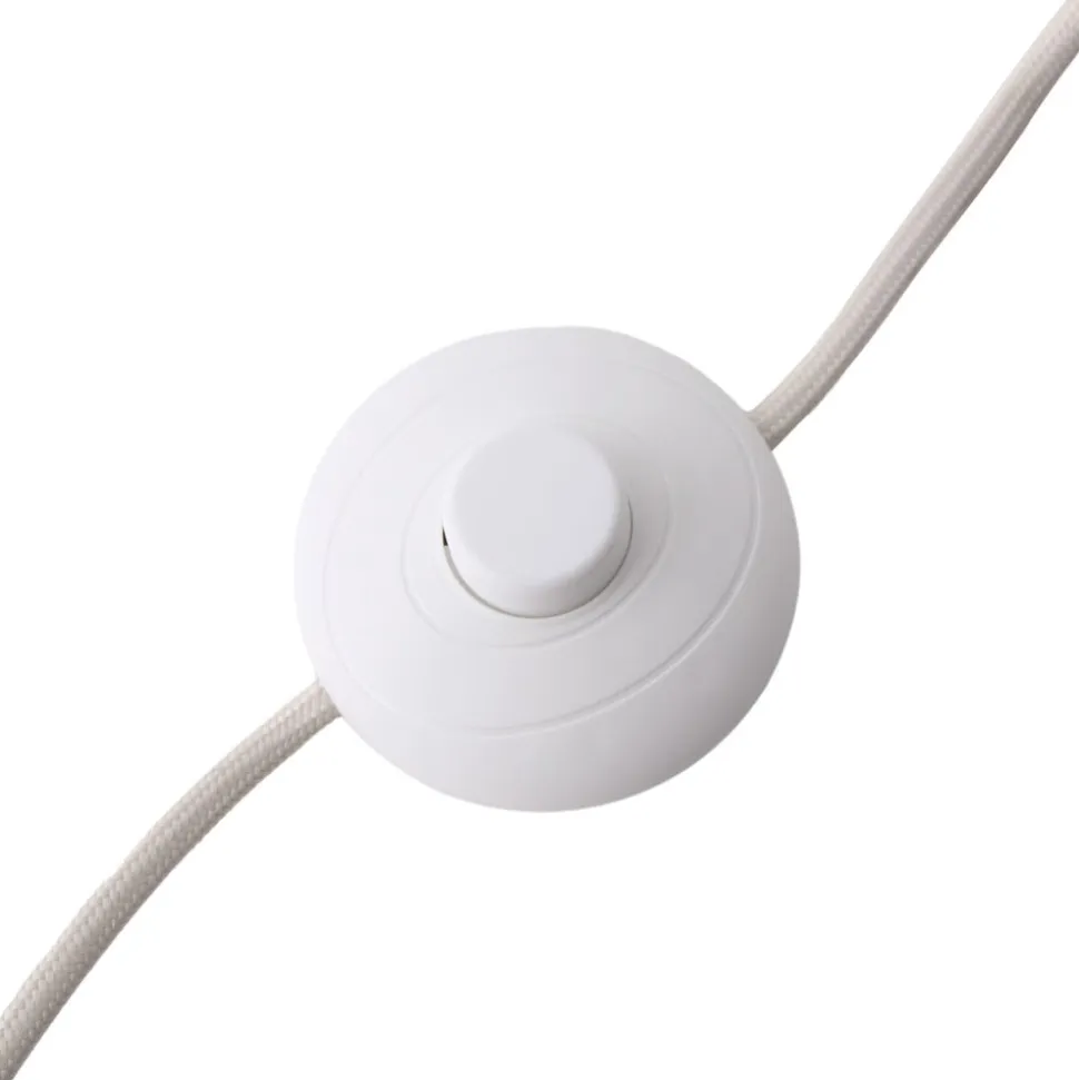 Lindby gulvlampe Ovelia, beige, metal, E27