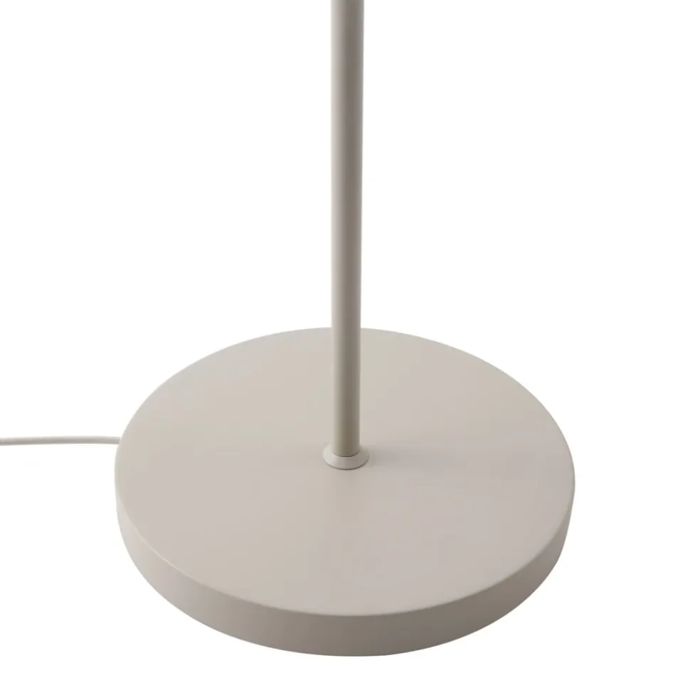 Lindby gulvlampe Ovelia, beige, metal, E27