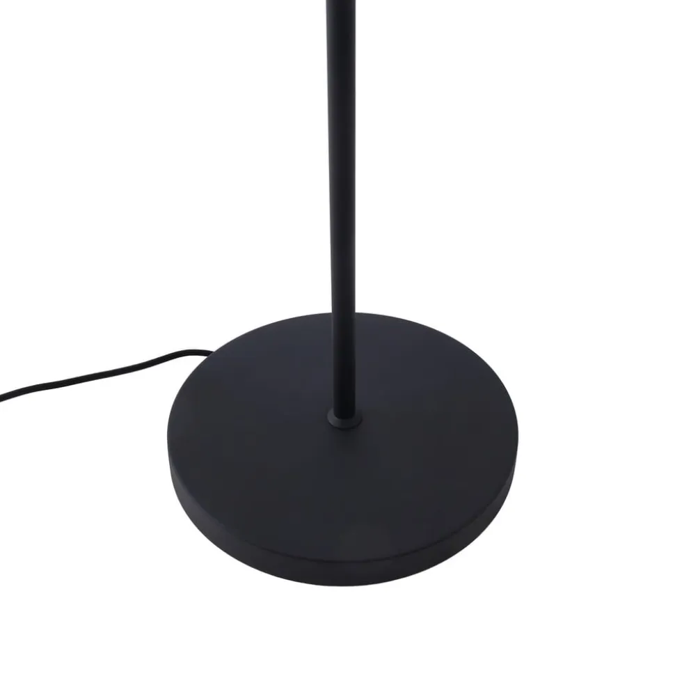 Lindby gulvlampe Ovelia, orange/sort, metal, E27