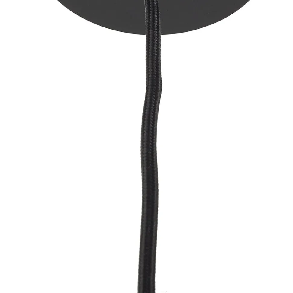 Lindby hængelampe Anuva, natur, papir, Ø 45 cm