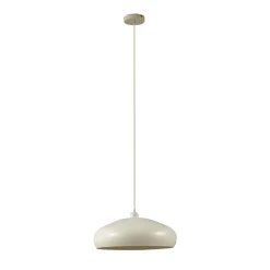 Lindby hængelampe Elover, beige, Ø 45 cm, jern