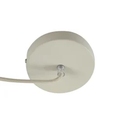 Lindby hængelampe Elover, beige, Ø 45 cm, jern