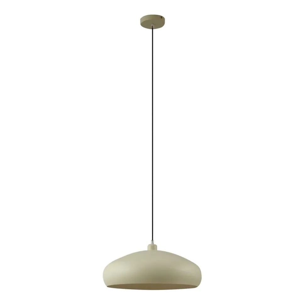 Lindby hængelampe Elover, lysegrøn, Ø 45 cm, jern