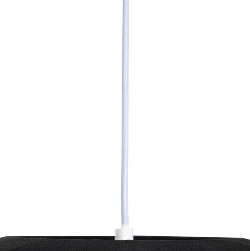 Lindby hængelampe Helin sort/hvid/grå, Ø 60 cm, 3 lyskilder