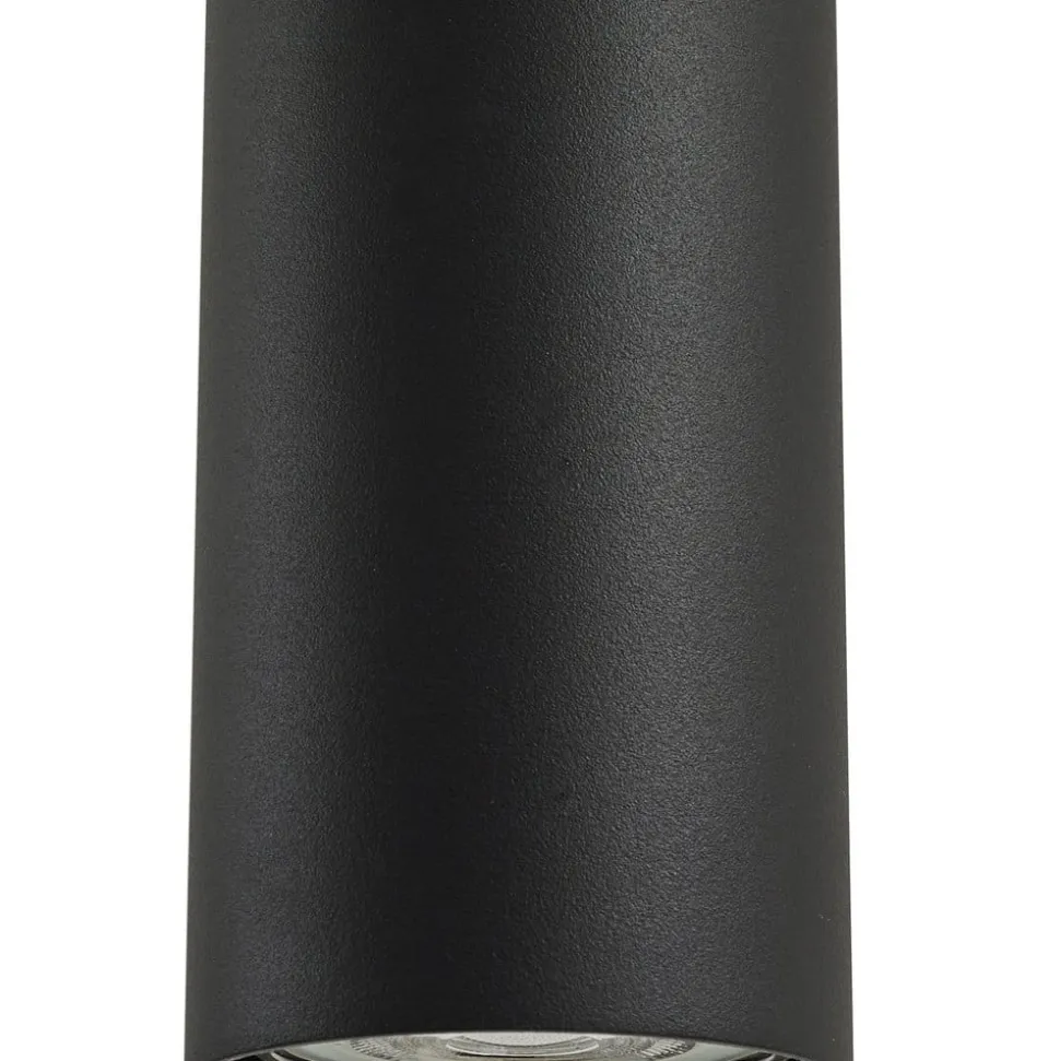 Lindby hængelampe Joffrey, 76 cm, sort, 4 lyskilder, GU10