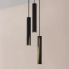 Lindby hængelampe Joffrey, Ø 24 cm, sort, 3 lyskilder, GU10