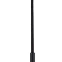 Lindby hængelampe Lelia, røggrå, glas, Ø 35 cm