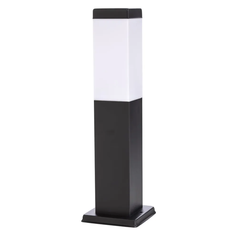 Lindby Honula sokkellampe, 45 cm, mørkegrå, IP44, E27