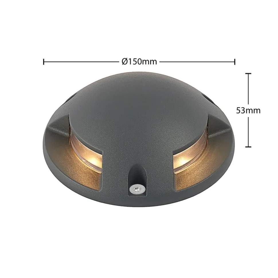 Lindby Huban LED nedgravningsspot, 3 lyskilder