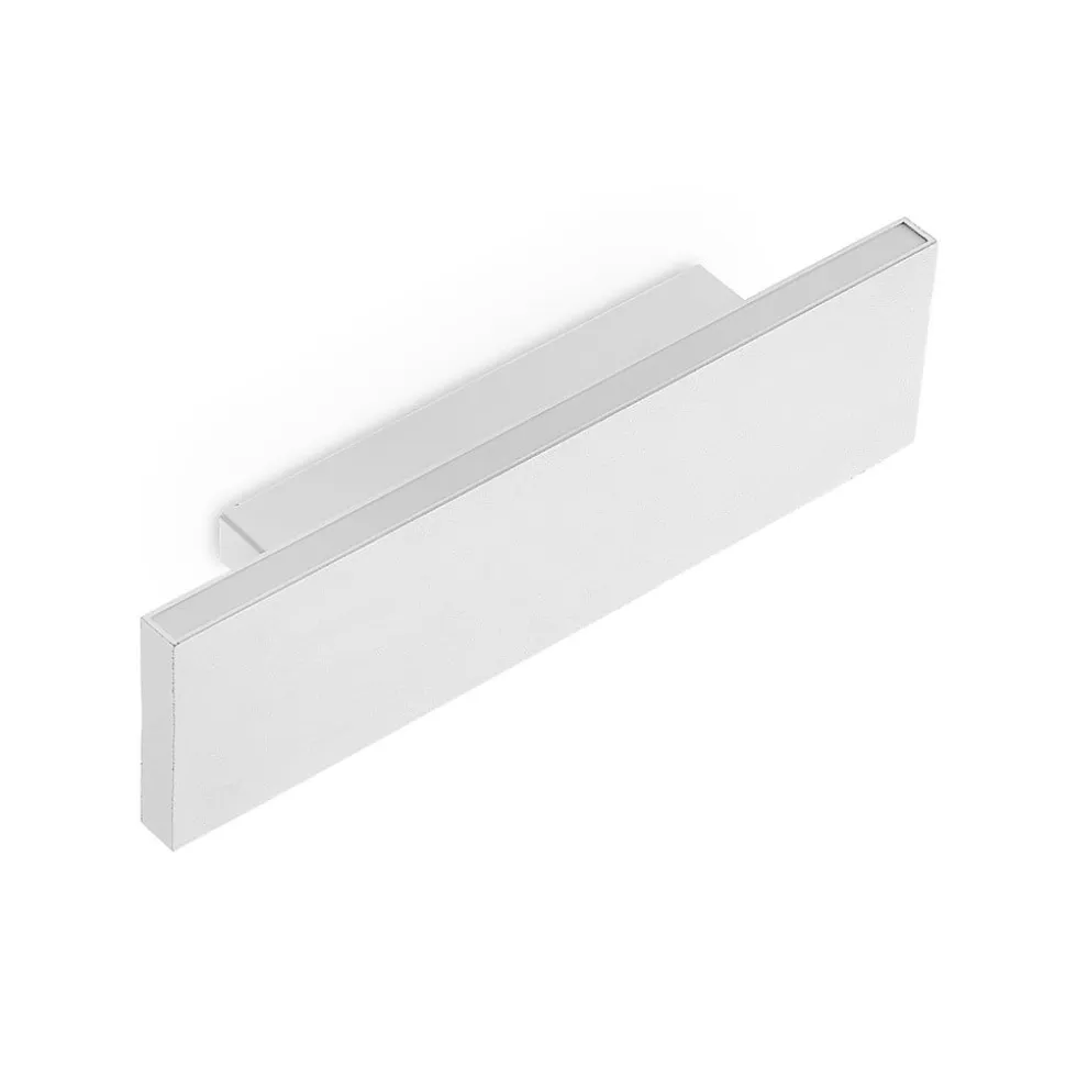 Lindby Ignazia LED-væglampe, 28 cm, hvid, metal, op/ned