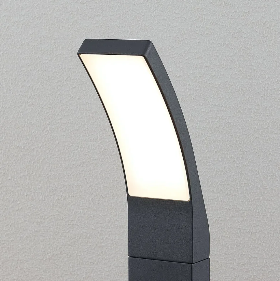 Lindby Ilvita LED-vejlampe, 60 cm, antracit, metal, IP54