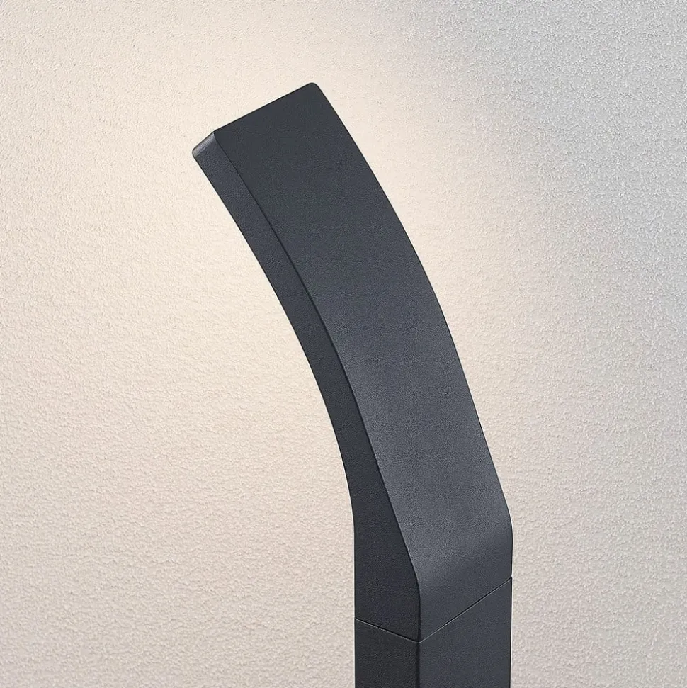 Lindby Ilvita LED-vejlampe, 60 cm, antracit, metal, IP54