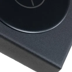 Lindby Junis bordlampe, sort, opladningsfunktion