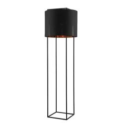 Lindby Kesta stof-gulvlampe, stel m. 4 stænger