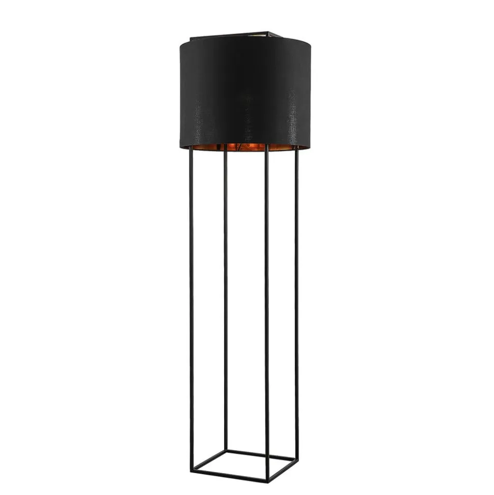 Lindby Kesta stof-gulvlampe, stel m. 4 stænger