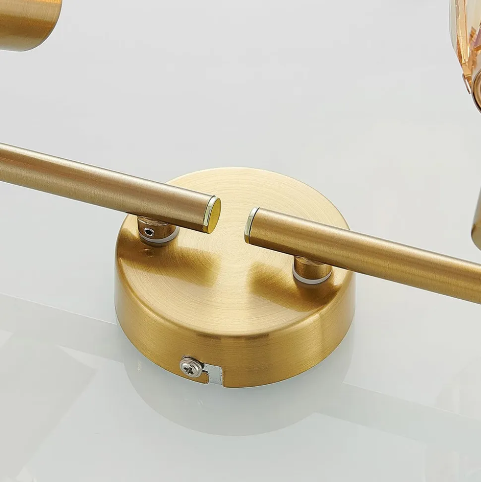 Lindby Kosta loftlampe, 4 lyskilder, messing