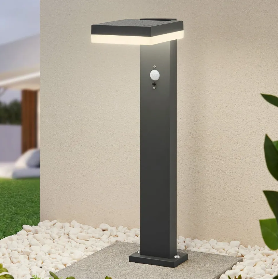 Lindby Laira LED-sokkellampe, solcelle, 50 cm