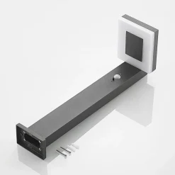 Lindby Laira LED-sokkellampe, solcelle, 50 cm