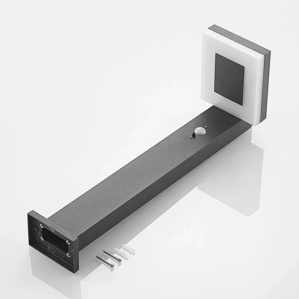 Lindby Laira LED-sokkellampe, solcelle, 50 cm