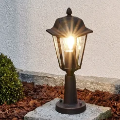Lindby Lamina sokkellampe, 39 cm, lygte, metal, E27