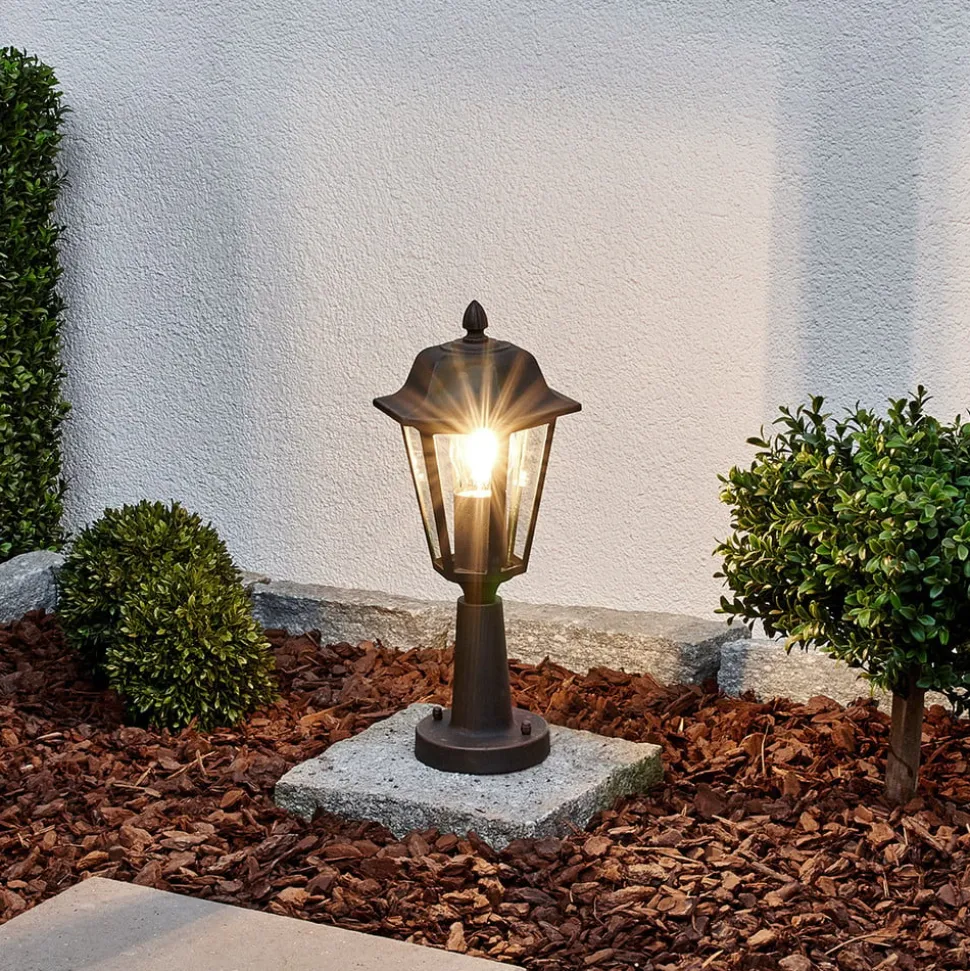 Lindby Lamina sokkellampe, 39 cm, lygte, metal, E27