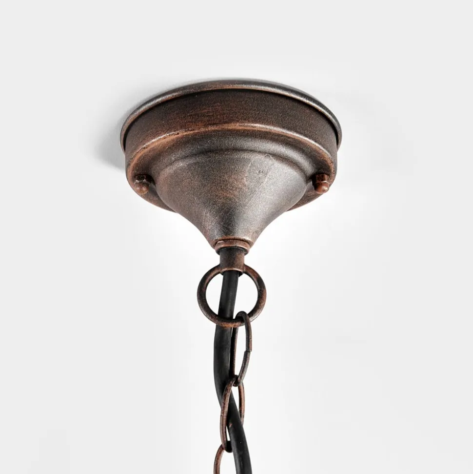 Lindby Lamina udendørs hængelampe, Ø 18 cm, lygte, E27