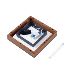 Lindby Laviona loftlampe, firkantet, 30 cm