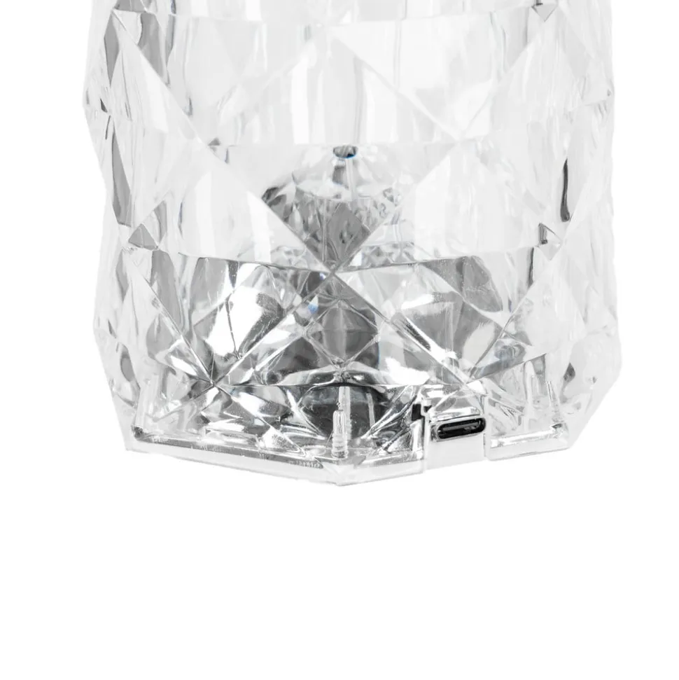 Lindby LED genopladelig bordlampe Louane, 21,5 cm, USB, RGBW