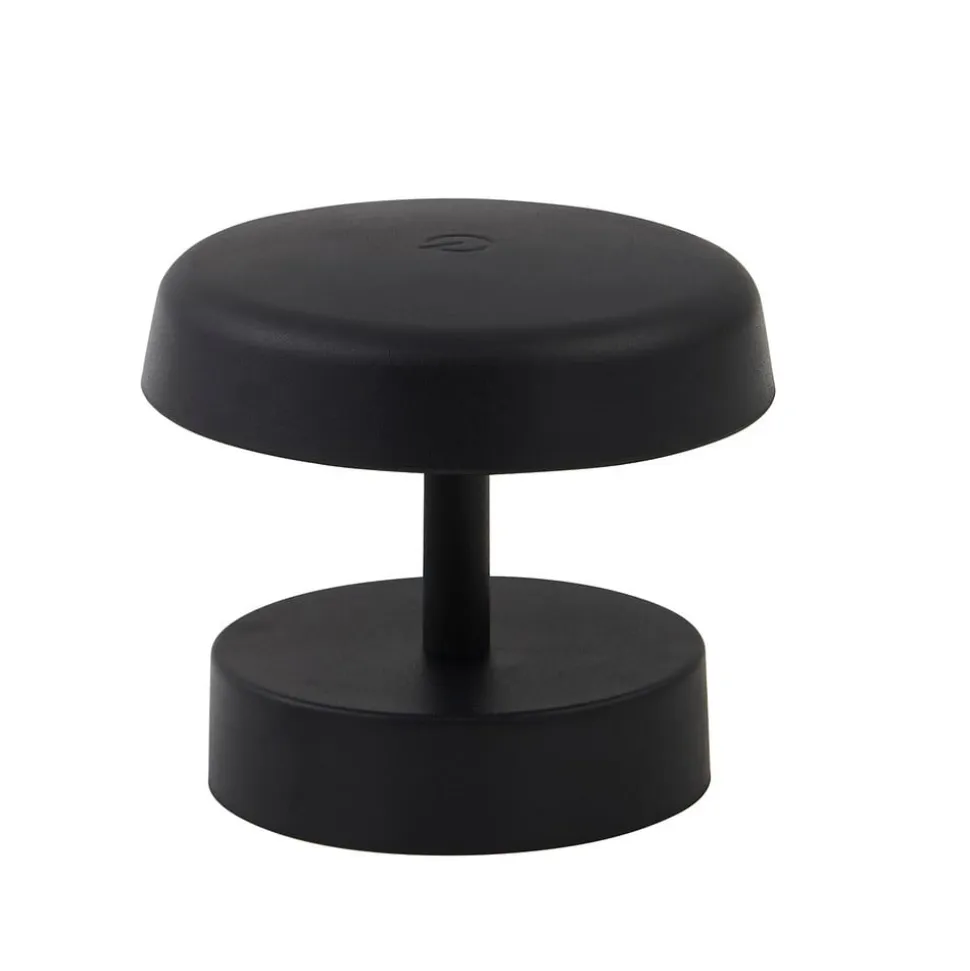 Lindby LED genopladelig bordlampe Nalani, 10 cm høj, IP44, dæmpbar
