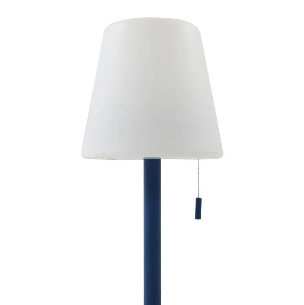 Lindby LED genopladelig lampe Azalea blå aluminium CCT højdejusterbar
