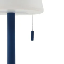 Lindby LED genopladelig lampe Azalea blå aluminium CCT højdejusterbar