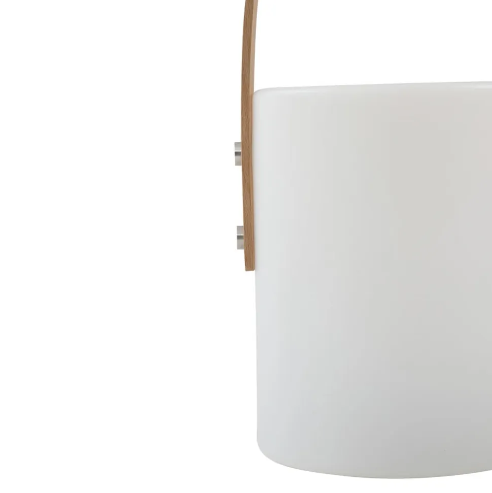 Lindby LED genopladelig udendørs bordlampe Juria, hvid, CCT, IP44